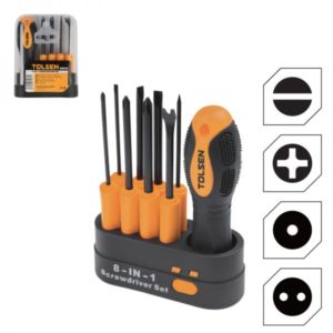 Tolsen 20039 8 in 1 Screwdriver Set