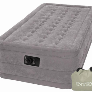 Intex Ultra Plush Inflatable Air Bed with Built-in Pump