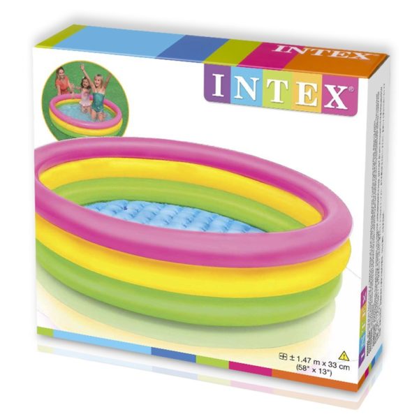 Telebrands PK Intex Inflatable kids Pool- Sunset Glow