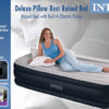 PAK Intex Deluxe Air Mattress with Builtin Pump and Pillow Rest