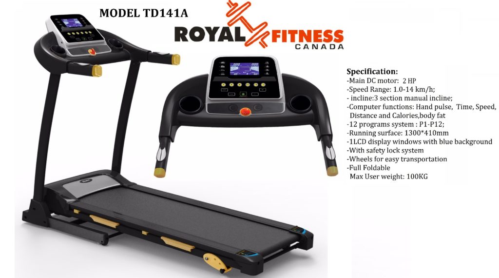 Royal Fitness Treadmill TD141A Treadmills in PAKISTAN