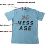 Crew Neck Light Blue Printed T-Shirt