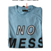 Crew Neck Light Blue Printed T-Shirt in PAKISTAN