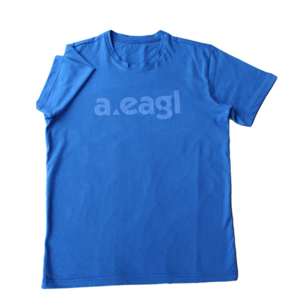 Crew Neck Light Blue T-Shirt Telebrands