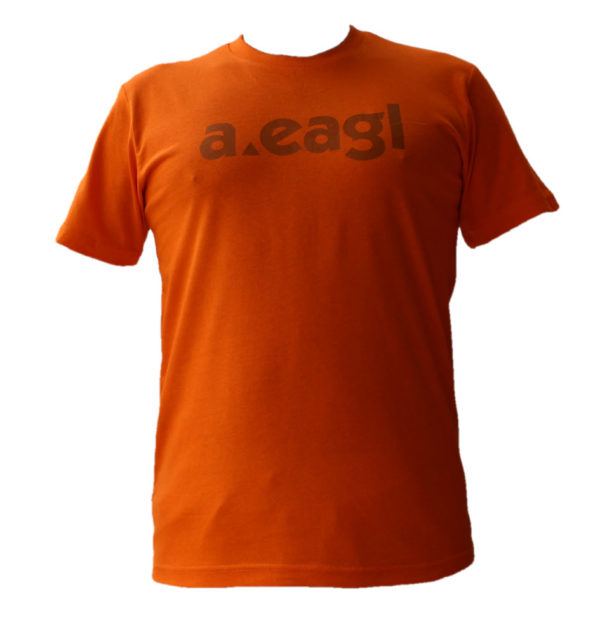 Crew Neck Orange T-Shirt