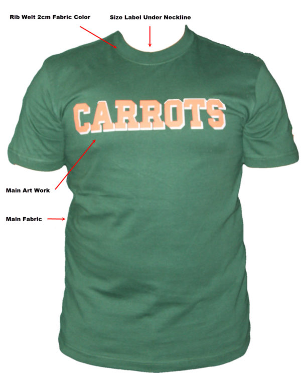 Dark Green T-Shirt by Anwar Carrots