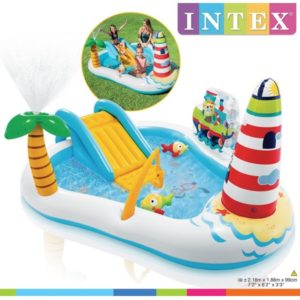 Intex Fishing Fun Play Center Inflatable Kiddie Pool 57162