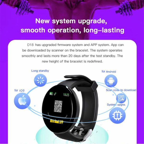 D18 Smartwatch and Fitness Bracelet in Pakistan