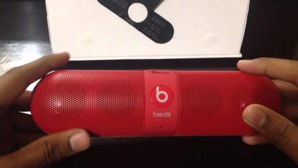 Telebrands Beats Pill Bluetooth Speaker TF