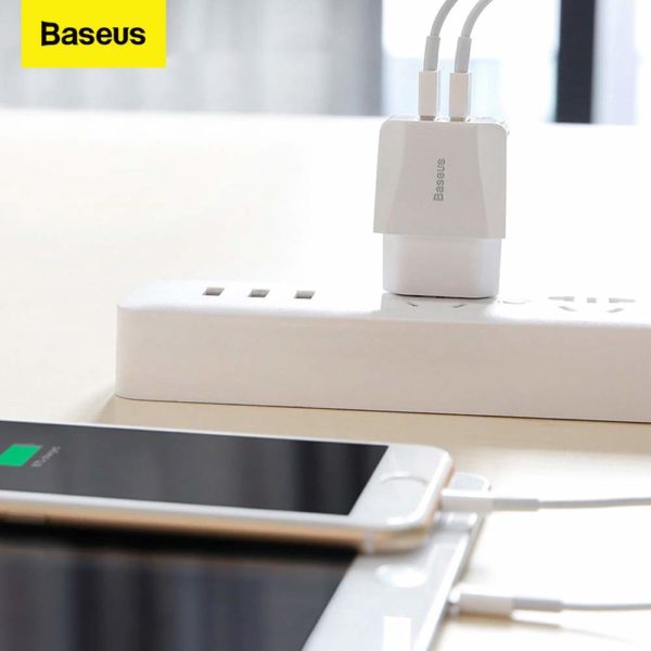 Telebrands Pak Baseus Mini Dual USB Charger